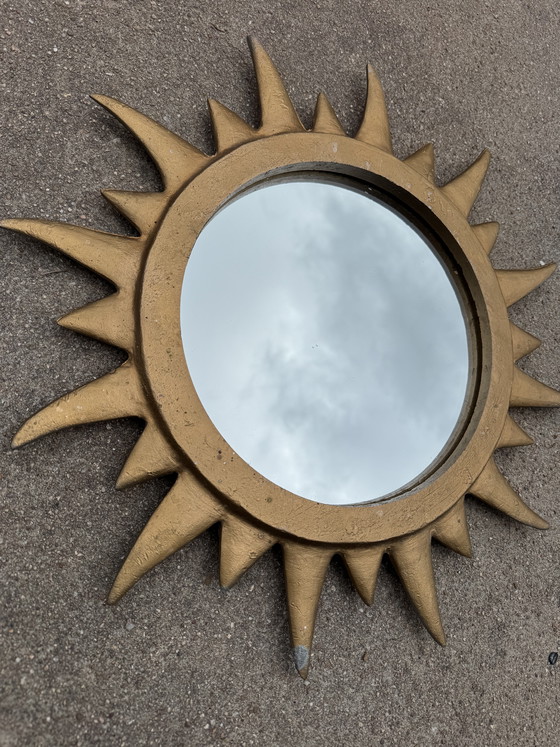Image 1 of 1970s sunburst mirror