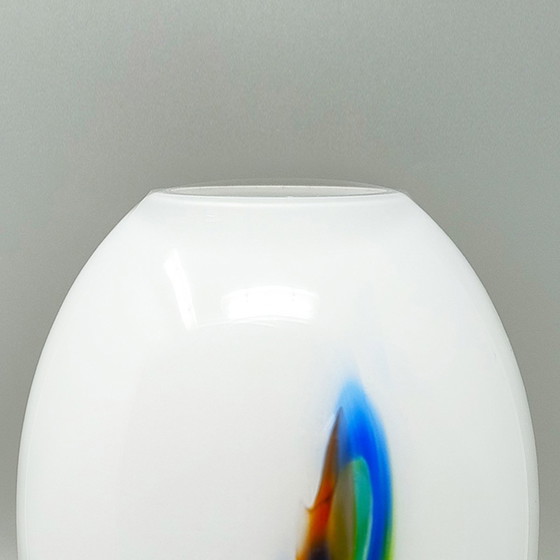 Image 1 of Precioso jarrón de los años 70, hecho a mano en cristal de Murano, fabricado en Italia.