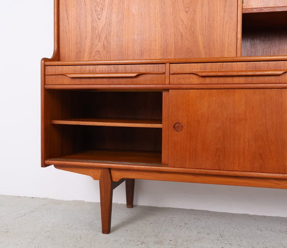 Image 1 of Vintage teak highboard, Denmark 1960s