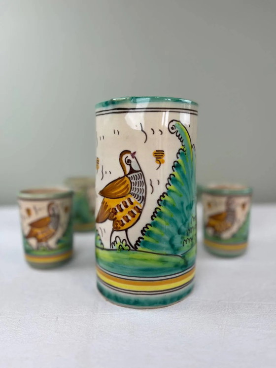 Verziertes Keramikgeschirr – Gläser & Karaffe, Porcelain (photo 3 of 9)