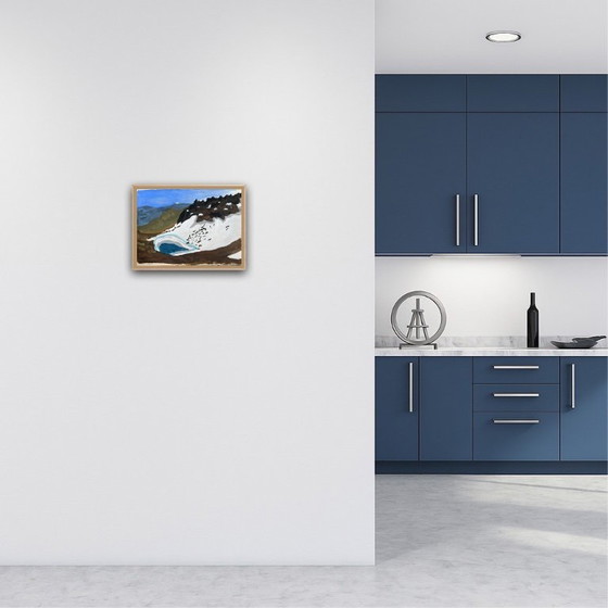 Image 1 of Gouache op natuurpapier. 40x30cm