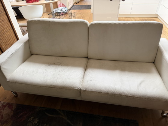 Gispen Classic 3-Seater Sofa – 3-5 seaters, Leather, Chrome (photo 3 of 5)