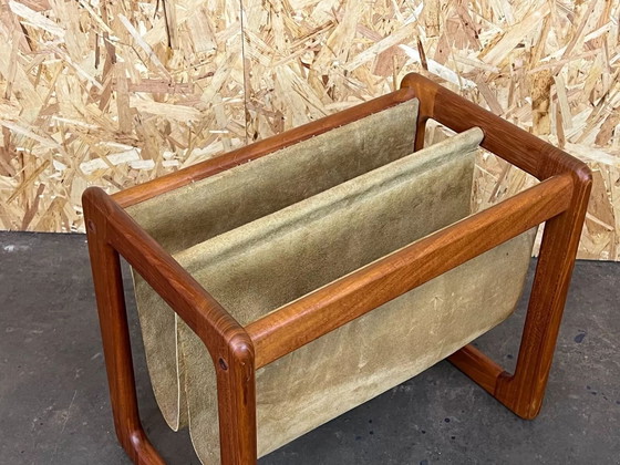 Image 1 of 60's 70's Porte-revues Aksel Kjersgaard Teck & daim