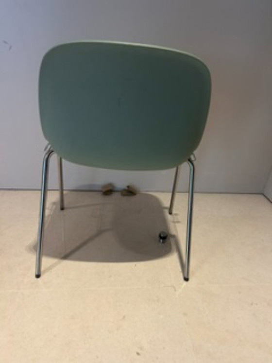 Image 1 of Muuto Fiber Side Chair Almond Green With Hook