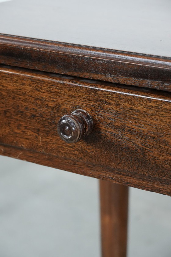 Image 1 of Beautiful, subtle antique English hallway cabinet/side table from the late 19th century