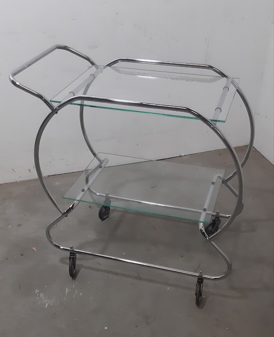 Image 1 of Gispen serving trolley 1930s