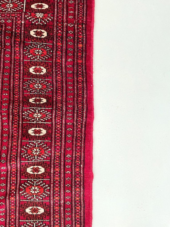 Tappeto Bukhara annodato a mano turkmeno 182x126 cm rosso Tappeto Orientale – Tappeti, Lana (photo 7 of 8)