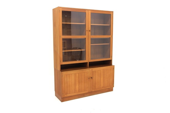 Bookcase Domi Monté in Glass by Nils Jönsson, Sweden, 1960, Troeds, Scandinavian (photo 5 of 5)