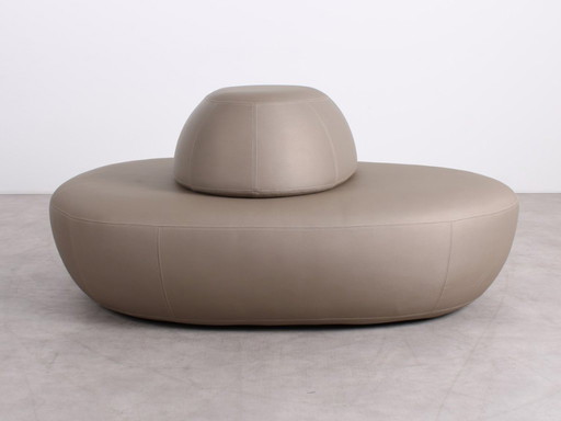 Softline Sisters Large pouf taupe