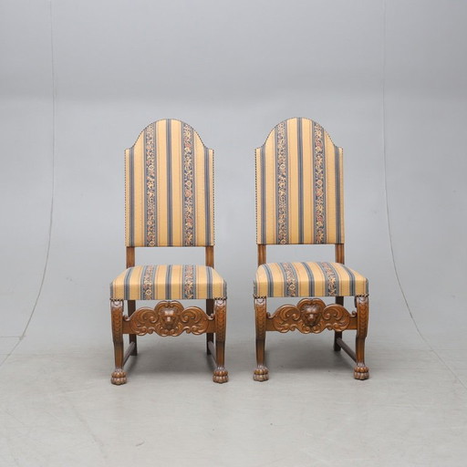 Monumentale sala da pranzo neobarocca da 11 pezzi: capolavoro in rovere del XX secolo