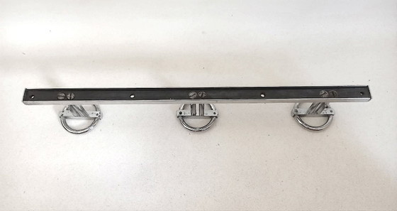 Image 1 of Triple Art Deco coat hooks by Jean Royère, 45 cm wide