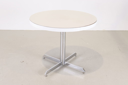 Vintage ronde eettafel