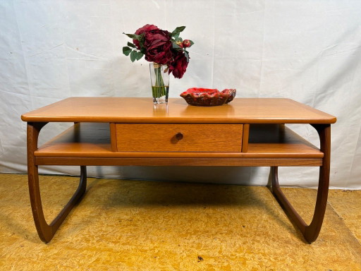 Vintage Parker Knoll Burlington Coffee Table | 1970s | Mid-Century Teak | Scandinavian Danish Style A Stunning Original