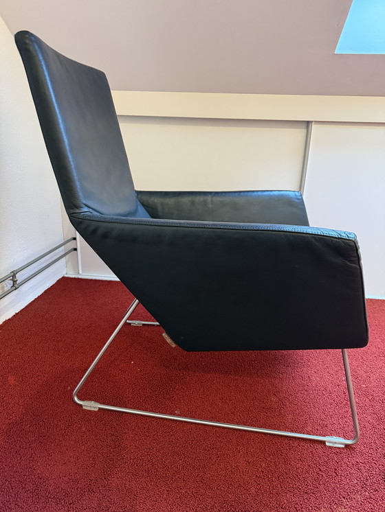 Image 1 of Don Fauteuil met Pouffe Label by Gerard van den Berg 