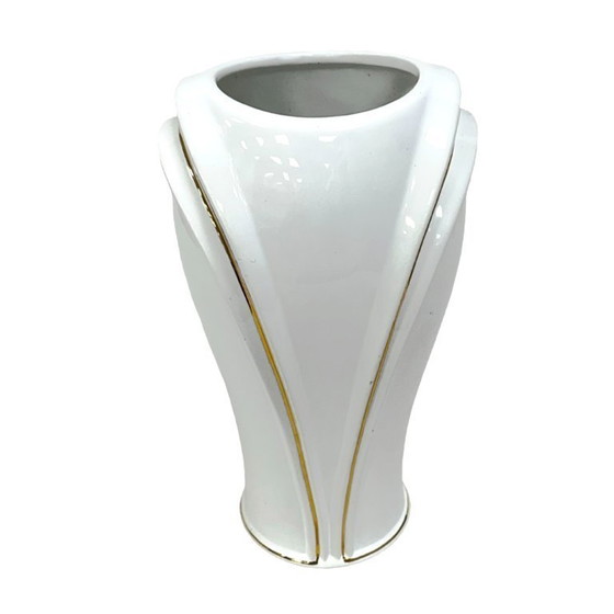 Image 1 of Elegant Porcelain Vase Welz Pfungstadt, Germany 1970s