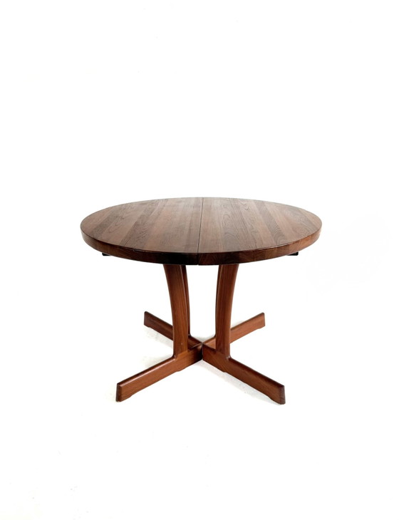 Image 1 of Vintage extendable Danish teak dining table '60