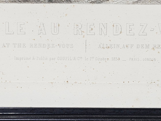 Naar Alfred de Dreux, Alleen op een bijeenkomst, 1858, Gravure – Litho's & Zeefdrukken (photo 4 of 15)