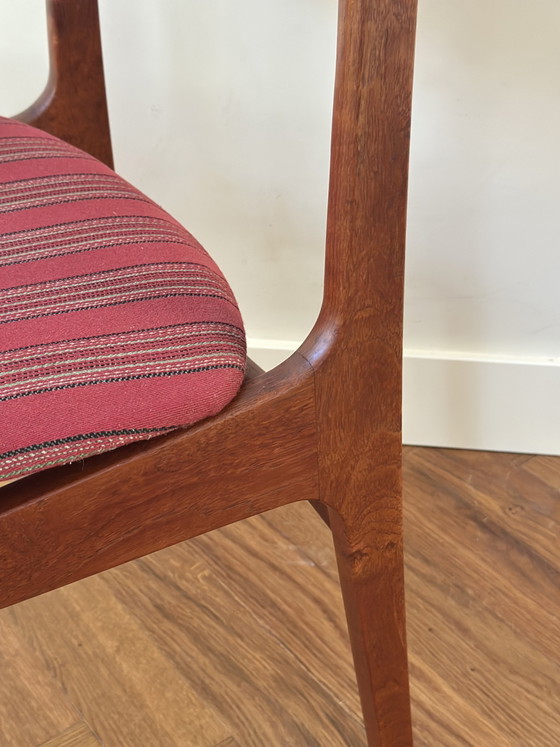 Image 1 of Set 6 vintage stoelen Deens Design jaren 50/60