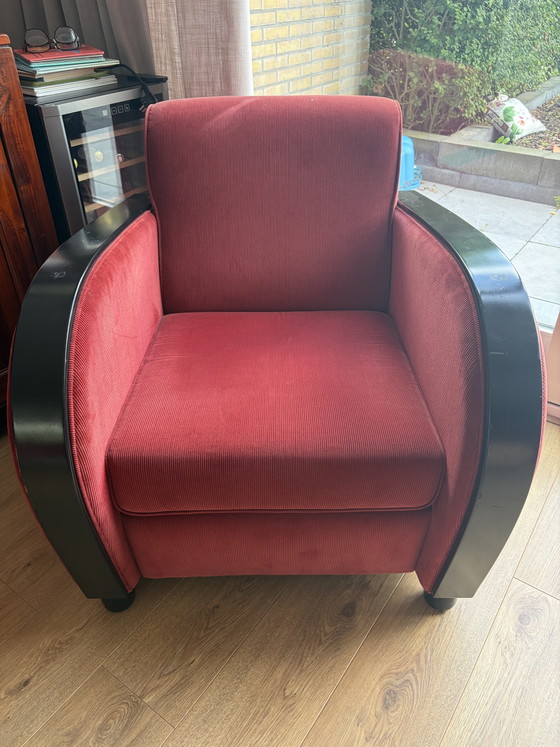 Poltrona Art Déco Rooker Dutch Seating Company – Sedie e poltrone, Textile, Wood (photo 6 of 6)