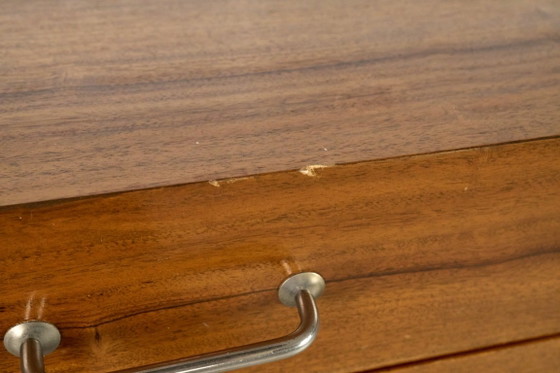 Vintage Chest of Drawers / Vanity Table, 1960s, Czechoslovakia, UP Zavody, Wood, Brown (photo 13 of 17)