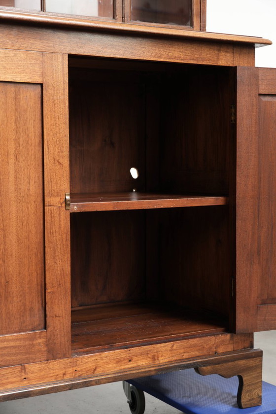Wunderschöner antiker englischer Buffetschrank aus dem frühen 19. Jahrhundert im gotischen Stil mit (photo 18 of 19)