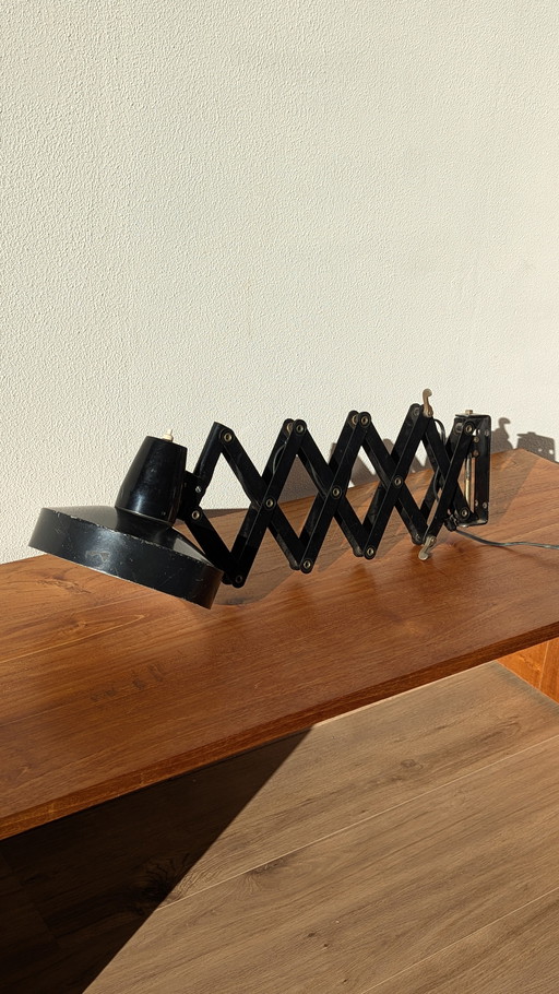 Lámpara de tijera vintage Lámpara industrial