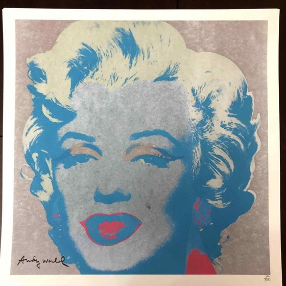 1990s After Andy Warhol "Marilyn Monroe" Lithograph – Lithographs & prints, Paper (photo 6 of 11)