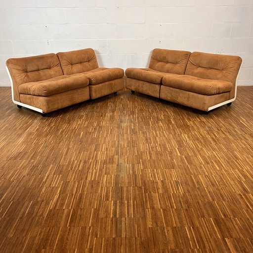 Set/4 "AMANTA" modular sofa by Mario Bellini for B&B Italia