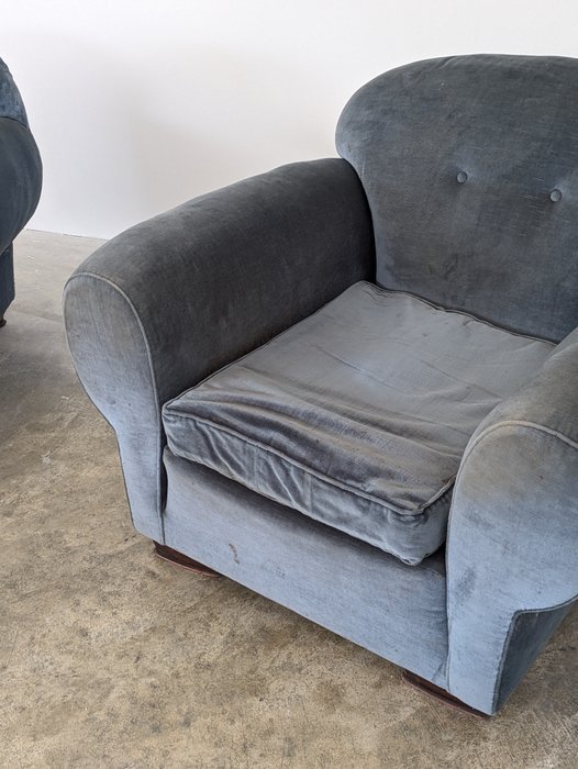 Image 1 of Elegant paar fauteuils - Italiaanse vintage Manifacture