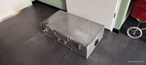 Vintage metalen koffer