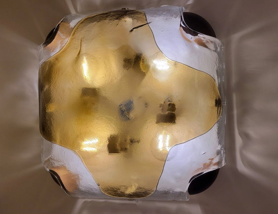 Image 1 of Gran lámpara de techo o de pared de cristal de Murano de Kaiser Leuchten