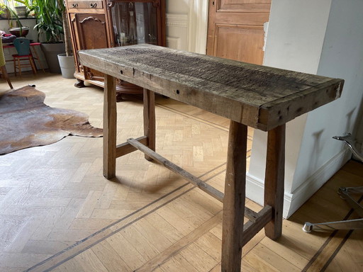 Banco da lavoro per officina WABI SABI - banco da macellaio ...