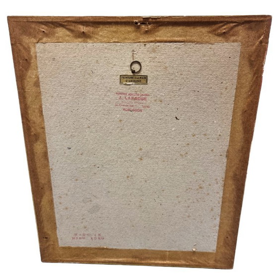 Image 1 of Vintage Chinese painting on silk bird