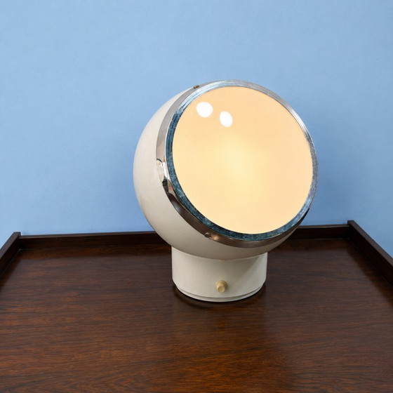 Image 1 of EXTREMELY RARE PAIR of Zeus lamps by Cini Boeri for Gavina, Italy, 1970s