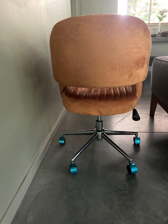 Verstelbare bureaustoel – Bureaustoelen, Velvet, Metal (photo 4 of 8)