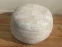 pouf patchwork vintage années 70
