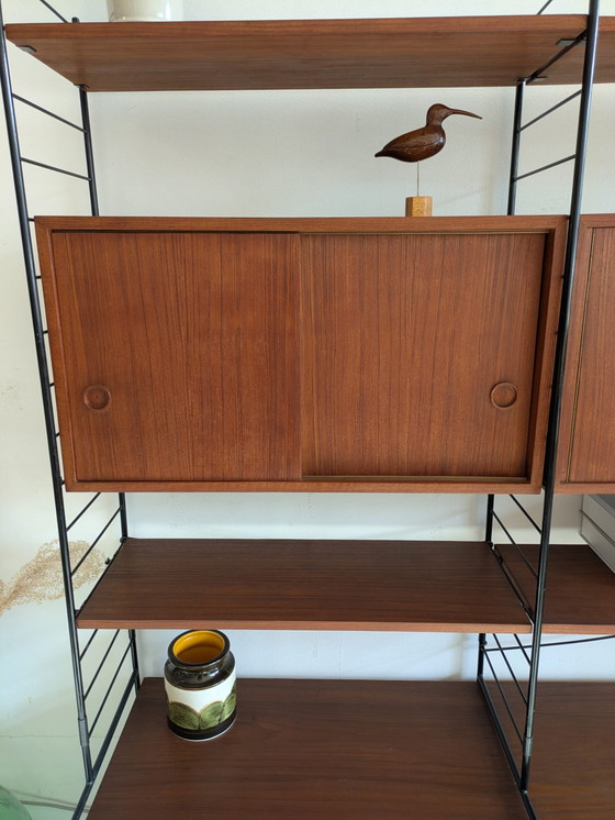 Image 1 of Système mural modulaire vintage en teck, WHB Möbel