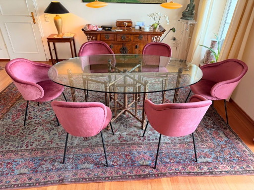 Freifrau Ona Curved – Set van 6 design eetkamerstoelen