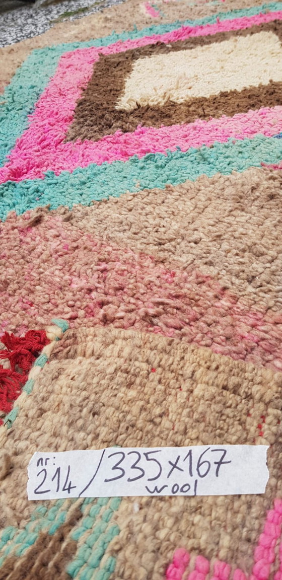 Image 1 of Handgeknoopt Berber kleed wol 335x167cm