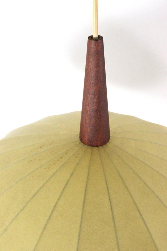 Vintage Cocoon Ufo Hanglamp – Hanglampen, Wood (photo 5 of 15)