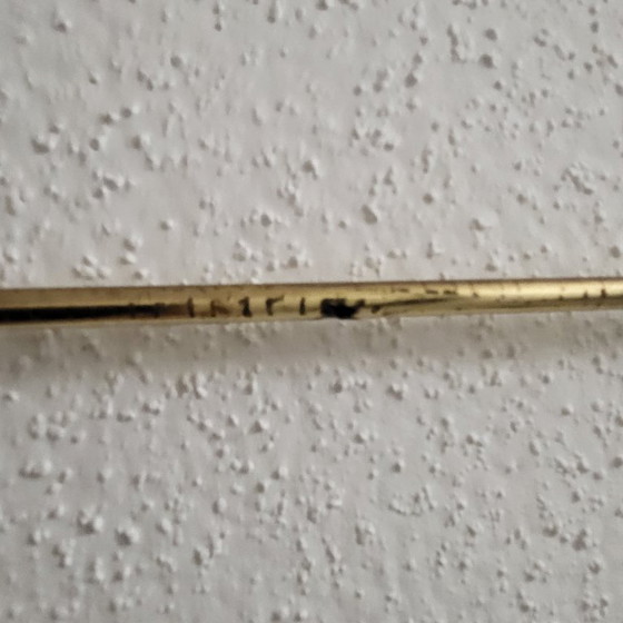 Image 1 of Coat rack, 1950s design coat rack, mirror and brass