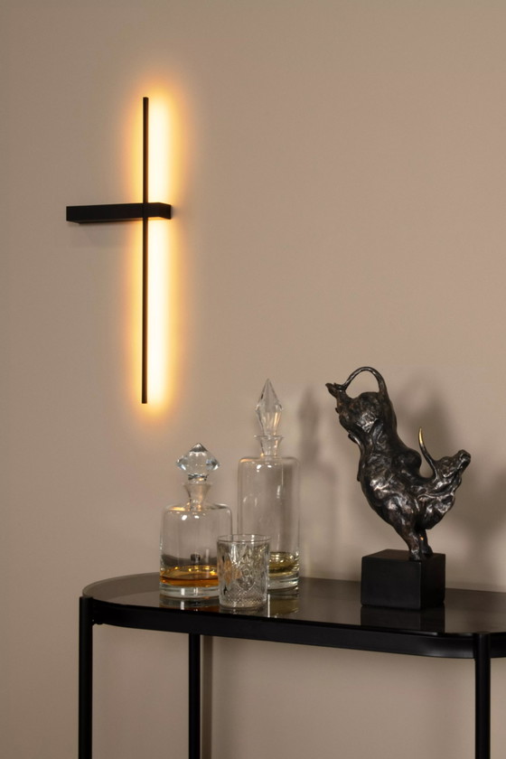 Lucide Segin Applique LED Nera – 1x6W 2700K – Alluminio (photo 2 of 4)