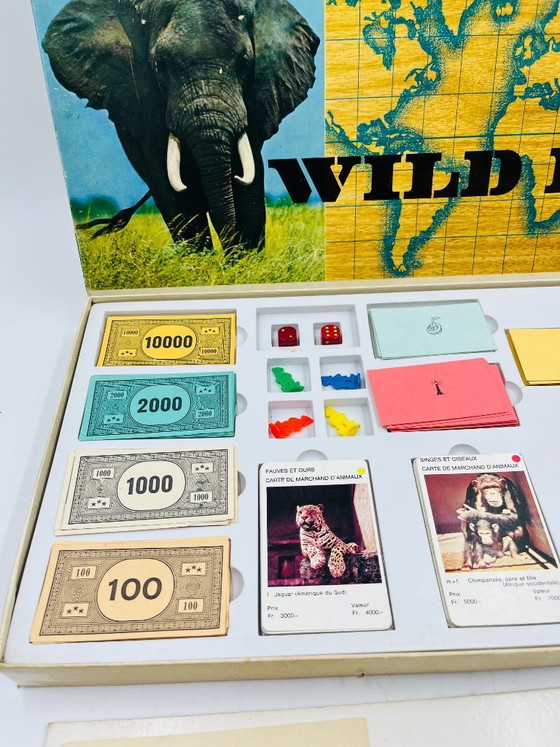 Image 1 of Wild Life vintage game Carlit Zurich WWF collector's edition 1960s