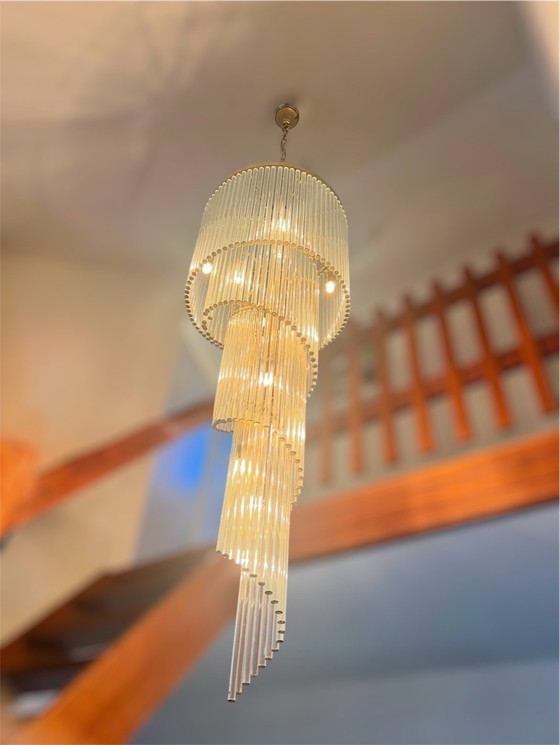 Image 1 of Spectacular and very rare Palme Chandelier