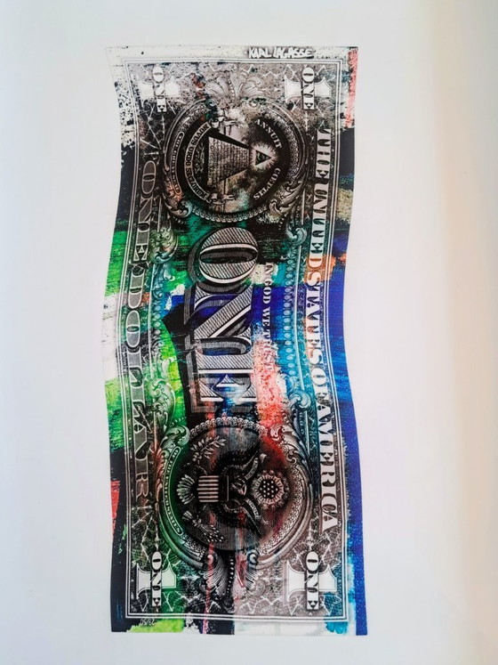 Image 1 of Karl LAGASSE - New Art Dollar 37 - Sérigraphie d'Artiste