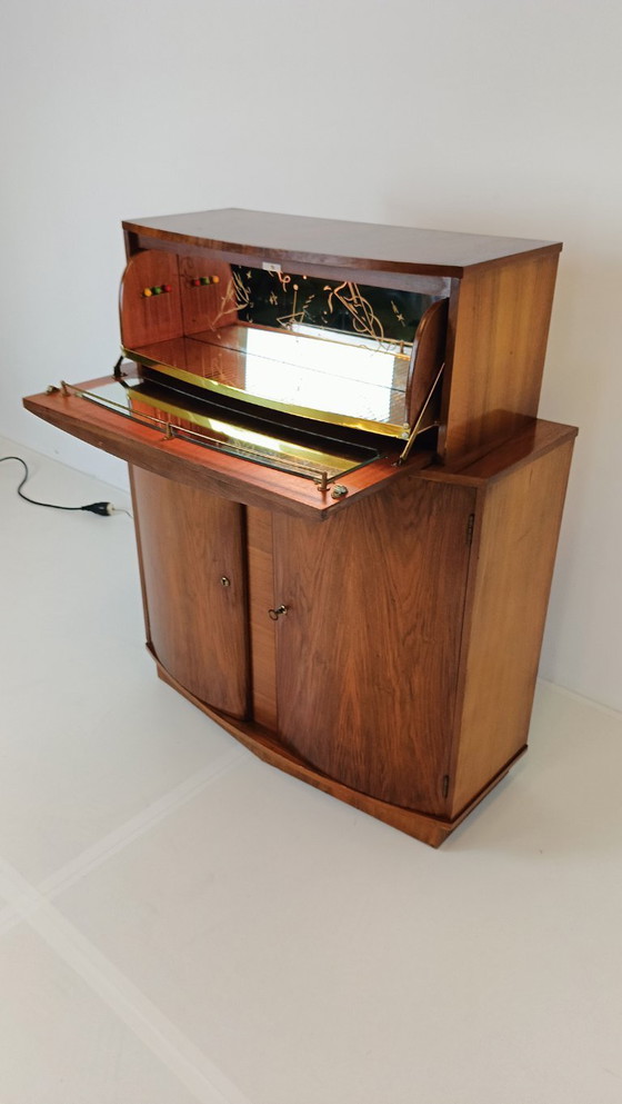 Image 1 of Cocktail bar vintage "Sureline" - Serlin & Sons, anni '50