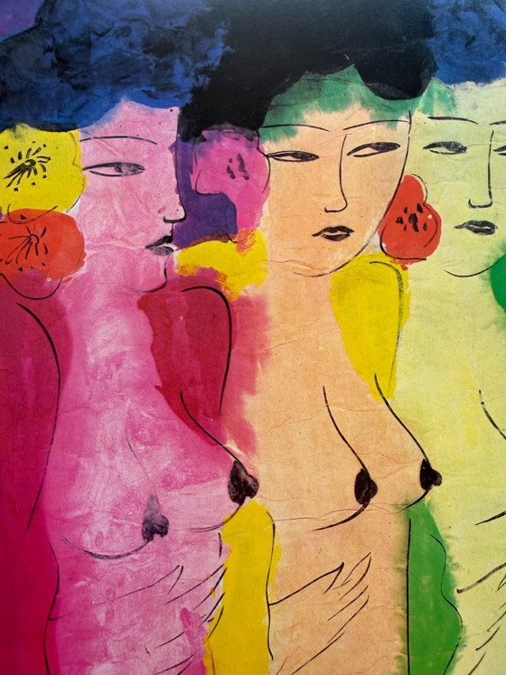 Image 1 of Walasse Ting (1929–2010), Joseph Pour La Maison, London Exhibition Poster, 1986, Copyright Walasse Ting, New York/Yves Riviere