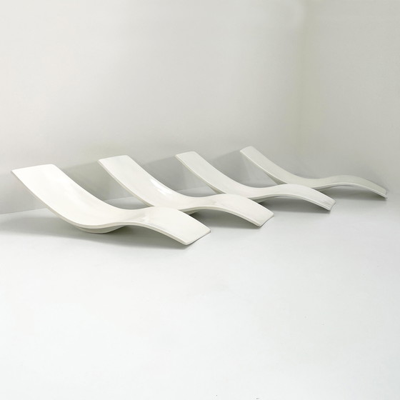 Image 1 of Pair of Sunbeds by Charles Zublena for Les Plastiques de Bourgogne, 1960s