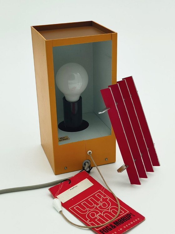 Fog & Mørup 70.1250 D Pendant lamp, orange and red, Metal, Mid Century Modern (photo 8 of 8)