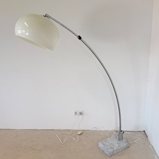 Space Age Arc Lamp – 70s – Sölken Leuchten / Reggiani Style – Floor lights, Chrome (photo 4 of 11)